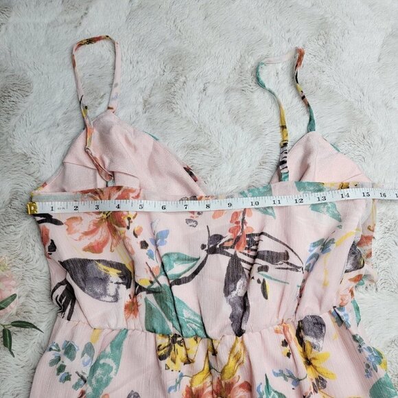 Bcbgeneration Aloha Floral Maxi Dress Pink NWT Size S - Picture 10 of 13